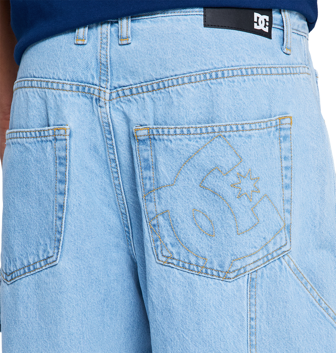 Men's Baggy Denim Carpenter Pants - Image 7